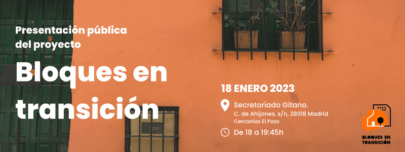 El próximo 18 de enero se presenta públicamente el proyecto “Bloques en transición”