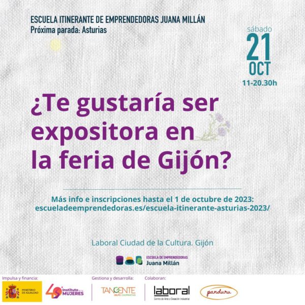 Escuela itinerante Asturias 2023 2 Expositora asturias juanamillan