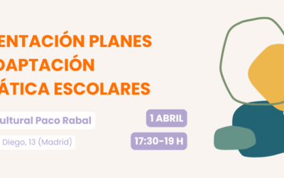 Presentación pública de los Planes de Adaptación Climática Escolares en tres colegios públicos de Puente de Vallecas