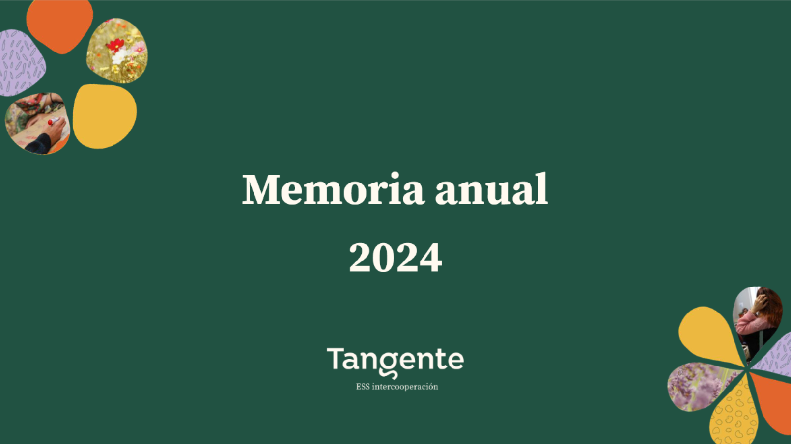 Memoria anual de Tangente 2024 3 Memoria 2024 Portada